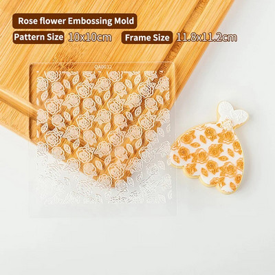 Vestuvinių tortų dekoravimo įrankiai Sausainių spaudos antspaudas Reljefinis sausainių pjaustytuvas Fondant Sugarcraft sausainių pjaustyklės Formos Tortų forma