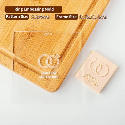 Vestuvinių tortų dekoravimo įrankiai Sausainių spaudos antspaudas Reljefinis sausainių pjaustytuvas Fondant Sugarcraft sausainių pjaustyklės Formos Tortų forma