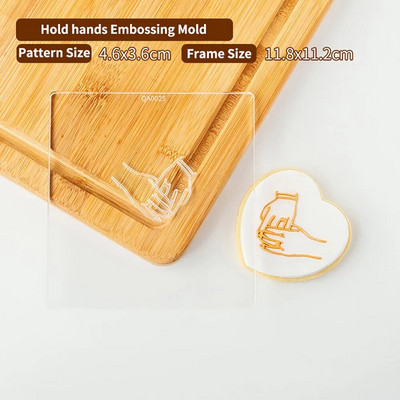 Vestuvinių tortų dekoravimo įrankiai Sausainių spaudos antspaudas Reljefinis sausainių pjaustytuvas Fondant Sugarcraft sausainių pjaustyklės Formos Tortų forma