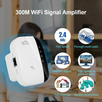 RYRA 300Mbps Ασύρματο WIFI Repeater WiFi Extender Ενισχυτής WiFi Booster Repetidor Wi Fi Signal 802.11N Repeater Access Point AP