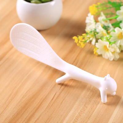 Animacinių filmų voverės šaukštas Nelipnus ryžių irklas Puikus valgomasis šaukštas Maisto gaminimo įrankiai Virtuvės priedai