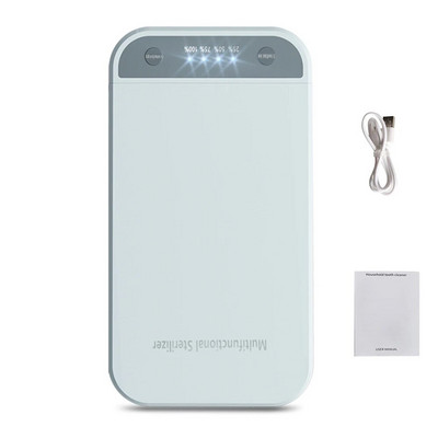 Telefono UV šviesos sterilizatoriaus dėžutė Asmeninės kaukės valymo priemonės su telefono belaidžiu įkrovikliu papuošalų sterilizavimui