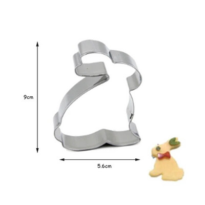 Velykinių sausainių pjaustyklės Velykiniai kiaušiniai Zuikis Sausainių formelės Kepimo Įrankis „Pasidaryk pats“ rankų darbo sausainių antspaudų formelės Kepimo įrankiai Įrankiai Virtuvės prietaisai