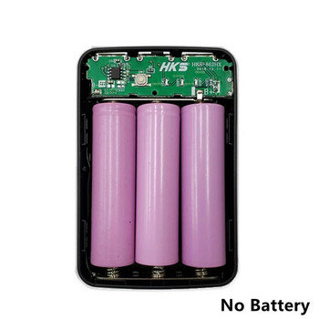 3 * 18650 Κάλυμμα φορτιστή μπαταρίας Θήκη Power Bank Θήκη Cute DIY Box 3 θύρες USB Θήκη Powerbank 4colors Power Bank Cover Kit