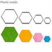 Keturių specifikacijų animacinių filmų geometrinė figūra, šešiakampis, plastikinė forma, torto fondant įrankis, sausainių suši ir vaisių pjaustyklės