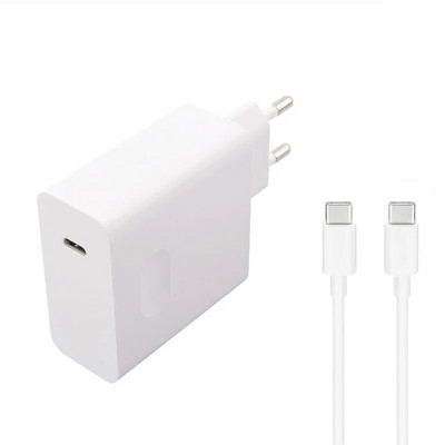 65W 20V 3.25A PD įkroviklis USB C maitinimo adapteris, skirtas Xiaomi Mi Notebook Air 13.3 Redmi Book Pro 14 nešiojamam kompiuteriui 2M USB-C laidas