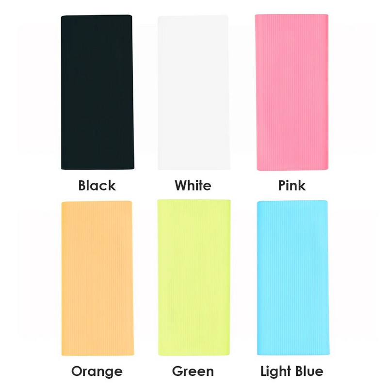 „Powerbank Case“ silikoninis apsauginis dėklo dangtelis, skirtas „Xiaomi Power Bank 3 30000 MAh“, dvigubas USB prievadas „Skin Shell“ rankovės apsauginis dangtelis