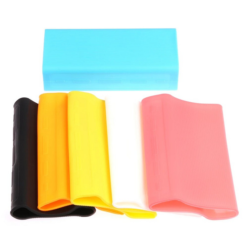 „Powerbank Case“ silikoninis apsauginis dėklo dangtelis, skirtas „Xiaomi Power Bank 3 30000 MAh“, dvigubas USB prievadas „Skin Shell“ rankovės apsauginis dangtelis