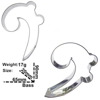 Aukštos ir „Iow“ natos, „Music Cell“ sausainių kepimo formelės, aštuonių taškų tonų ir sruogų formos tortų dekoravimo įrankiai, tiesioginis pardavimas