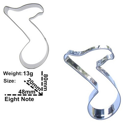 Aukštos ir „Iow“ natos, „Music Cell“ sausainių kepimo formelės, aštuonių taškų tonų ir sruogų formos tortų dekoravimo įrankiai, tiesioginis pardavimas