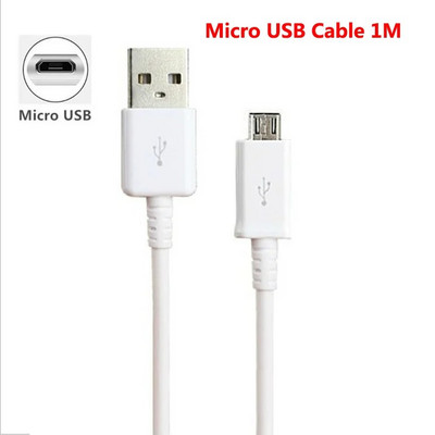 Greitas sieninis adapteris EU Charger Type C Kabelis skirtas A51 A71 A50 A70 OPPO A5 A7 A9 2020 A52 A72 A92 Micro USB C mobiliojo telefono laidas