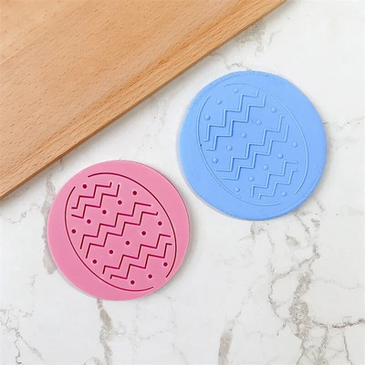 9vnt Velykų zuikis sausainių pjaustyklės stiklainiuko padažas šokoladinis antspaudas pelėsis triušio kiaušinis sausainis fondant reljefas pelėsinis pyrago dekoras kepimo įrankiai