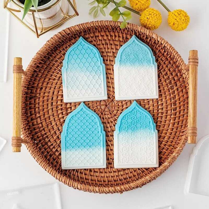 Eid Mubarak dombornyomásos sütivágó iszlám ramadán desszert dekoratív keksz forma fondant nyomóbélyeg party barkács sütési eszközök