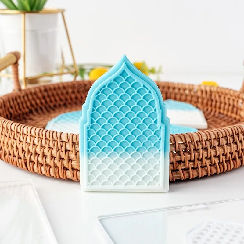 Eid Mubarak dombornyomásos sütivágó iszlám ramadán desszert dekoratív keksz forma fondant nyomóbélyeg party barkács sütési eszközök
