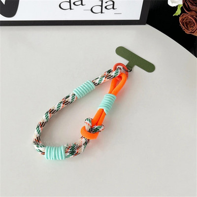 Miela mobiliojo telefono virvele pakabinama puošmena, kurią galima nešiotis susukamas virves, neprarandantis pakabukas, madinga, tvirta riešo trumpų dirželių juosta