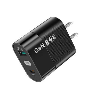 Γρήγορος φορτιστής 65W GaN USB Type C Κινητό τηλέφωνο γρήγορης φόρτισης για iPhone 14 13 12 Pro Max Κονσόλες παιχνιδιών φορητού υπολογιστή PD Charger Adapter