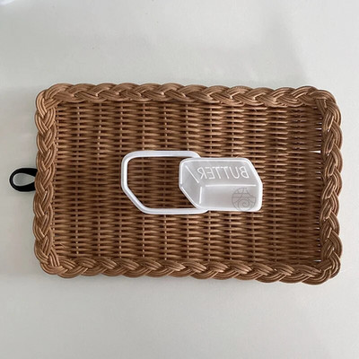 Sviesto kvadratinės plytos formos sausainių pjaustytuvas sausainių formoms Kepimo reikmenys Kepimo Maistas Garde Plastikinis Biskvitas Fondant pjaustytuvas Virtuvės įrankiai