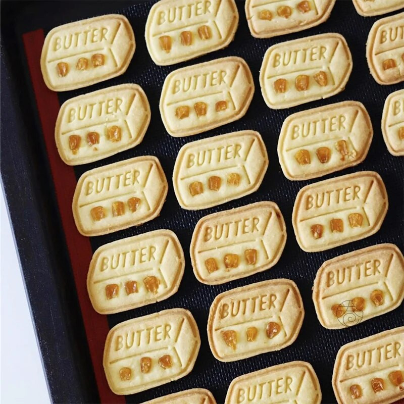 Sviesto kvadratinės plytos formos sausainių pjaustytuvas sausainių formoms Kepimo reikmenys Kepimo Maistas Garde Plastikinis Biskvitas Fondant pjaustytuvas Virtuvės įrankiai