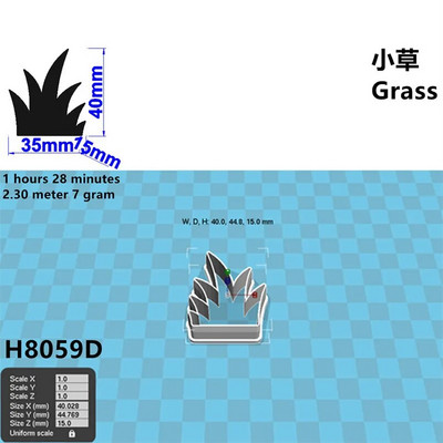 Keturių specifikacijų animacinių filmų augalai, šešios aštrios žolės, plastikinės formos, tortų fondanto įrankiai, sausainių ir sušių vaisių pjaustyklės