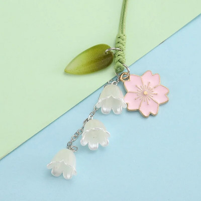 Metalinis raktų pakabukas Mobilus pakabukas Šviežios spalvos 6g Raktų pakabukas Mobilus Telefonas Dekoravimo Dovanos Metalinis Nešiojamas pakabukas Raktų pakabukas Patvarus