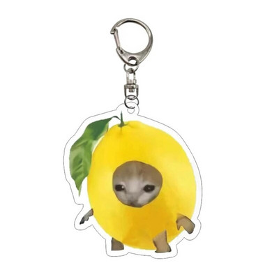 Breloc cu pisică banană pentru studenți Decorații amuzante cu pandantiv pentru șnur Lanț telefon cu farmec pentru pisici Decoruri cu curele anti-pierdere