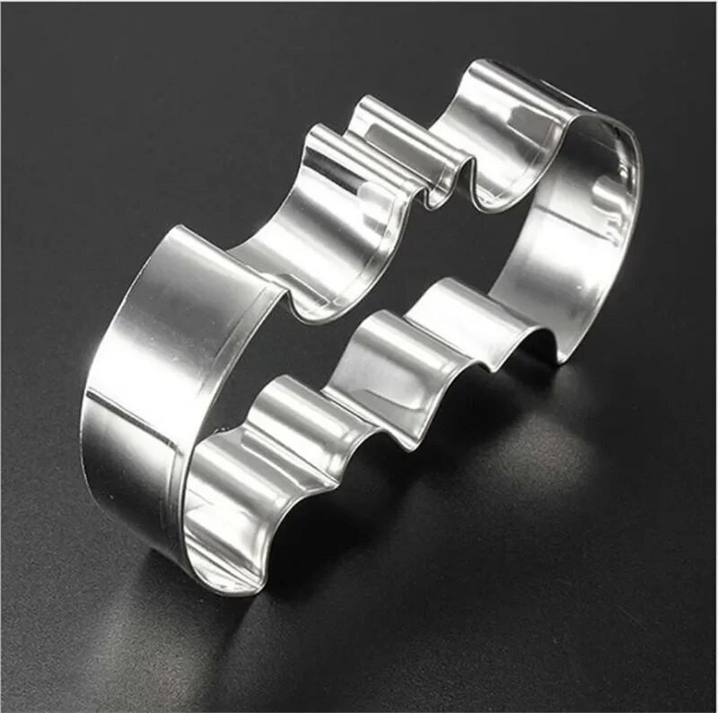 Форма за торта Хелоуин Прилеп Инструмент за бисквити Резачка Преса за бисквити Комплект за глазура Форма за печати От неръждаема стомана Инструменти за сладкиши Кухненски аксесоари