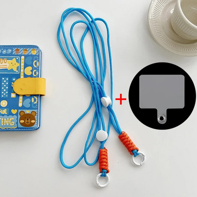 Uzica preko tijela, naramenice, privjesak za ključeve, podesivo pleteno uže sa zamjenskom zakrpom za dodatnu opremu za mobilni telefon