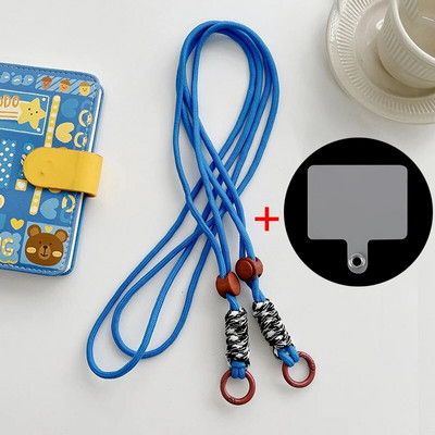 Uzica preko tijela, naramenice, privjesak za ključeve, podesivo pleteno uže sa zamjenskom zakrpom za dodatnu opremu za mobilni telefon