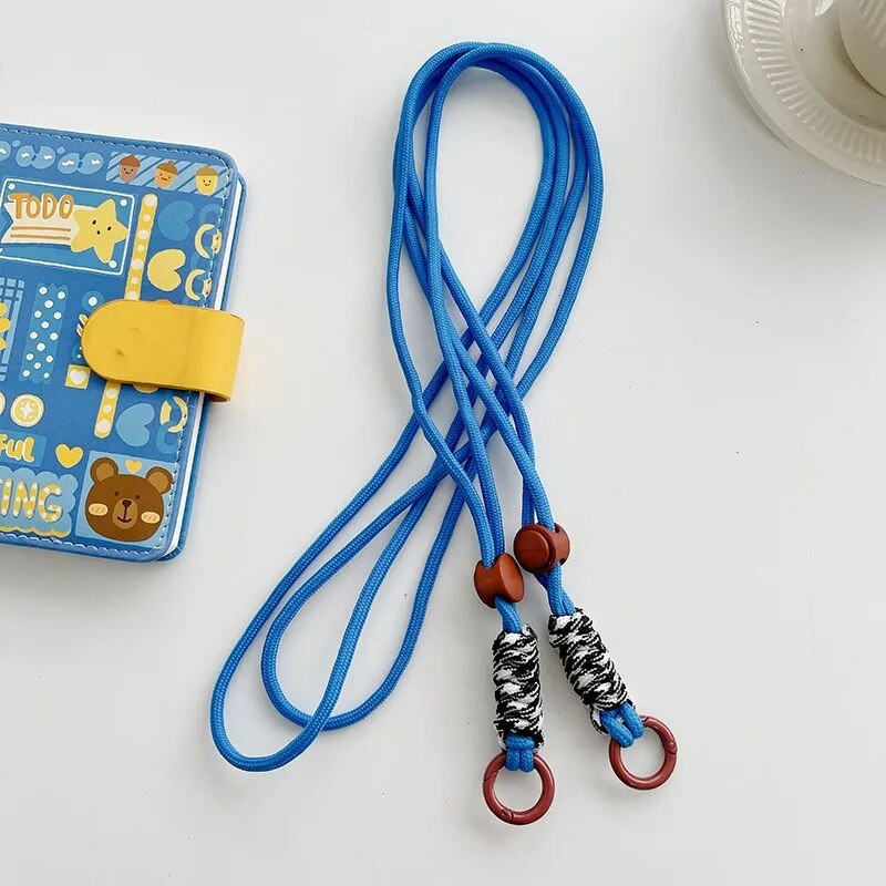 Uzica preko tijela, naramenice, privjesak za ključeve, podesivo pleteno uže sa zamjenskom zakrpom za dodatnu opremu za mobilni telefon