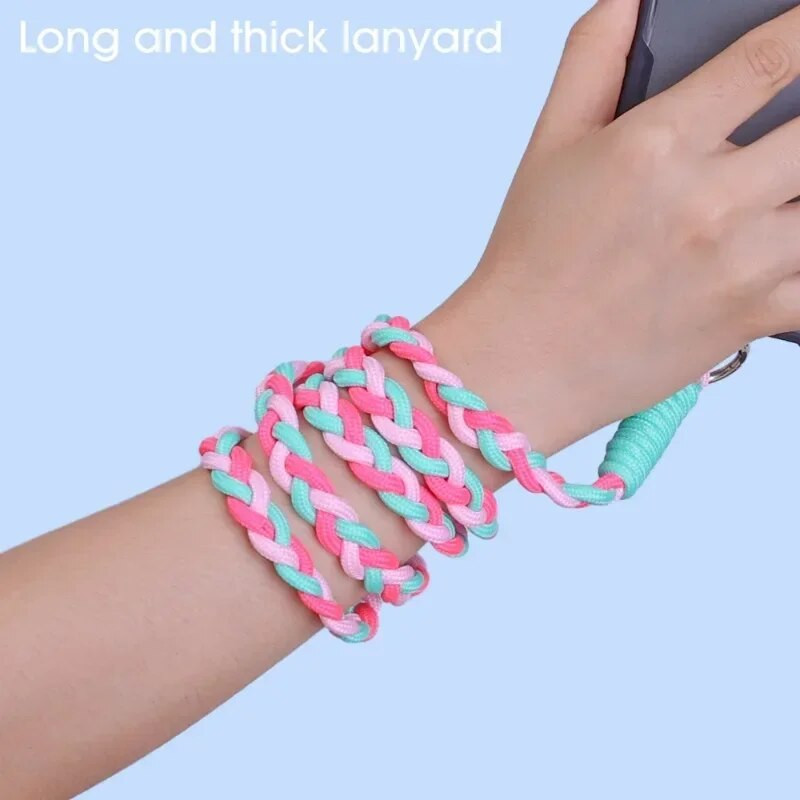 Kryžminio telefono dirželio kaklo ir riešo dirželis, skirtas telefono dėklui, apsaugantis nuo pametimo, su pakeitimo blokeliu daugeliui išmaniųjų telefonų