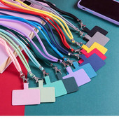 NAUJAS Reguliuojamas telefono raištelis Nuimamas kaklo laidas Kaklo dirželio karabinas Suderinamas pakabukas su kortele mobiliojo raktų pakabuko spalvoms