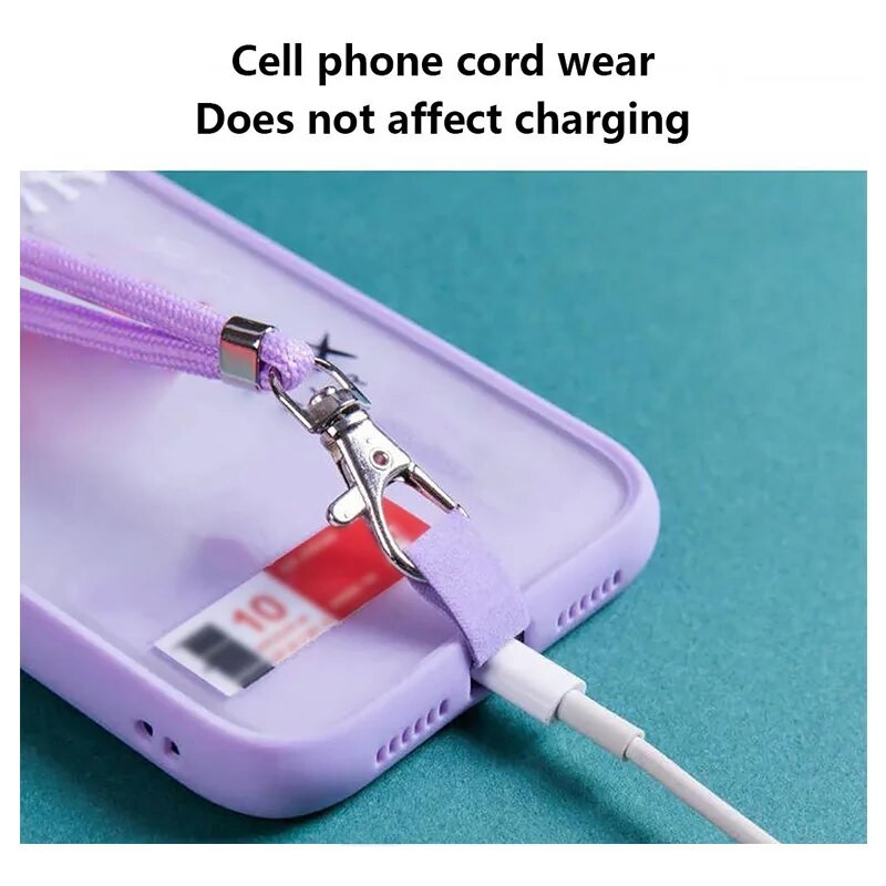 NAUJAS Reguliuojamas telefono raištelis Nuimamas kaklo laidas Kaklo dirželio karabinas Suderinamas pakabukas su kortele mobiliojo raktų pakabuko spalvoms