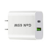 Φορτιστής USB C 65W Φορτιστής κινητού τηλεφώνου γρήγορης φόρτισης για iPhone 14 Pro Xiaomi Huawei Samsung Φορτιστής τοίχου 2 θυρών QC3.0