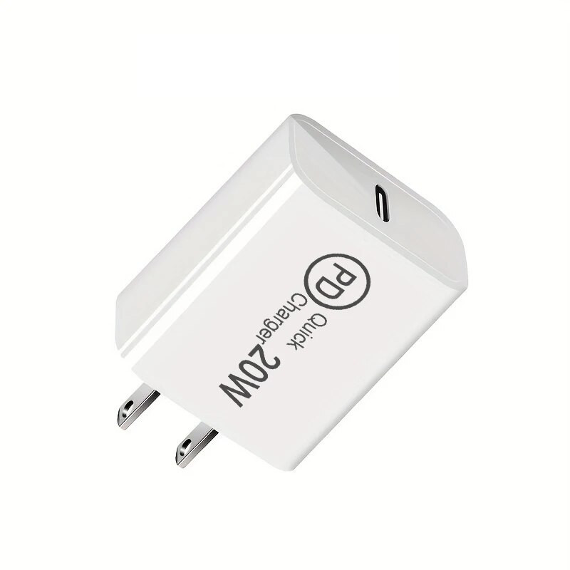 20W Charger Block Καλώδιο USB-C Συμβατό για iphone Samsung iPad 10, Air4/5, Mini6, Pro Type C τροφοδοτικό κινητού τηλεφώνου Charge Bric