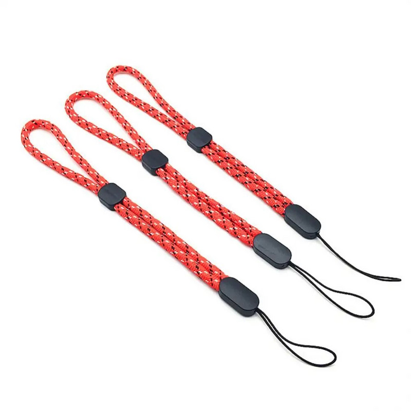 1/5 τμχ 20 εκ. Λουράκι τηλεφώνου καρπού χειρός Ρυθμιζόμενος νάιλον ιμάντες καρπού κινητού τηλεφώνου Πολύχρωμο κορδόνι τηλεφώνου για κάμερα/τηλέφωνο/μπρελόκ
