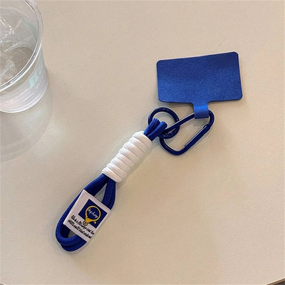 Korėjietiški spalvingi riešų dirželiai Rankų dirželiai Mieli pakabukai iPhone telefonams Priedai Grandinėlė Raktų pakabukas Raktų laido pakabinimo virvė