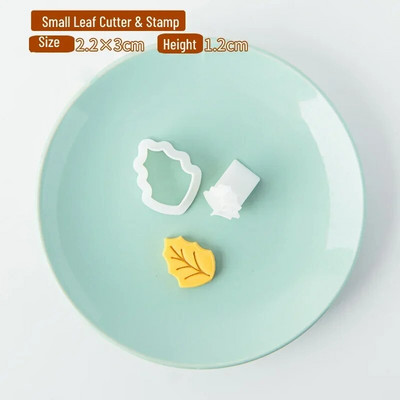 2 vnt Mini sausainių pjaustytuvai Plastikiniai 3D Kalėdų teminiai animaciniai filmukai Paspaudžiami sausainių formelės Sausainių antspaudas Virtuvė Kepimas Tešlos kepiniai