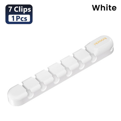 Toocki Cable Organizer Management Desktop Tidy Clips USB kabelio vyniojimo laido laikiklis, skirtas pelės ausinių kabelio apsaugai.