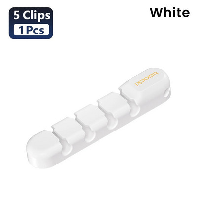 Toocki Cable Organizer Management Desktop Tidy Clips USB kabelio vyniojimo laido laikiklis, skirtas pelės ausinių kabelio apsaugai.