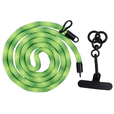 Universalus mobiliojo telefono dirželis su kortelių dirželiu, reguliuojami kryžminiai mobiliojo telefono kaklo dirželiai, skirti iPhone Samsung Xiaomi