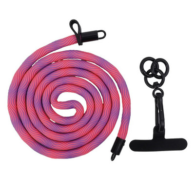 Universalus mobiliojo telefono dirželis su kortelių dirželiu, reguliuojami kryžminiai mobiliojo telefono kaklo dirželiai, skirti iPhone Samsung Xiaomi