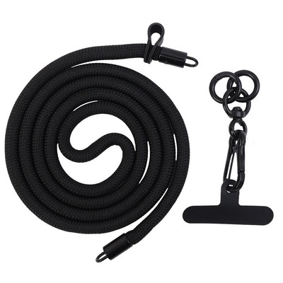 Universalus mobiliojo telefono dirželis su kortelių dirželiu, reguliuojami kryžminiai mobiliojo telefono kaklo dirželiai, skirti iPhone Samsung Xiaomi