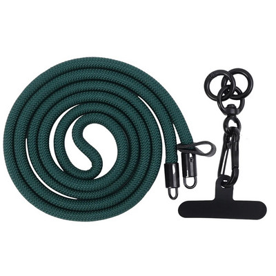 Universalus mobiliojo telefono dirželis su kortelių dirželiu, reguliuojami kryžminiai mobiliojo telefono kaklo dirželiai, skirti iPhone Samsung Xiaomi