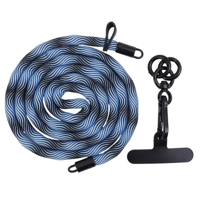 Universalus mobiliojo telefono dirželis su kortelių dirželiu, reguliuojami kryžminiai mobiliojo telefono kaklo dirželiai, skirti iPhone Samsung Xiaomi