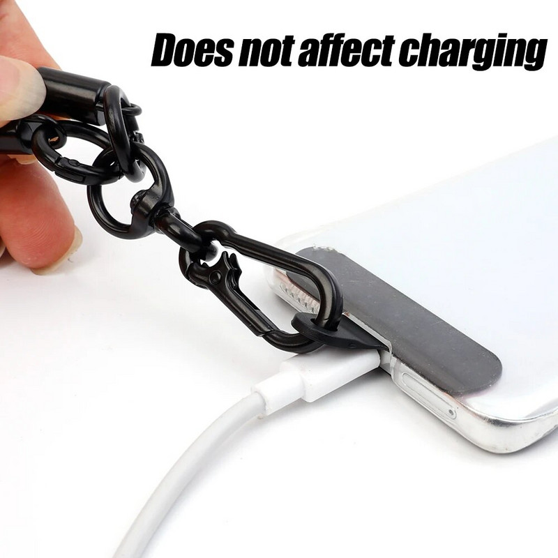 Universalus mobiliojo telefono dirželis su kortelių dirželiu, reguliuojami kryžminiai mobiliojo telefono kaklo dirželiai, skirti iPhone Samsung Xiaomi