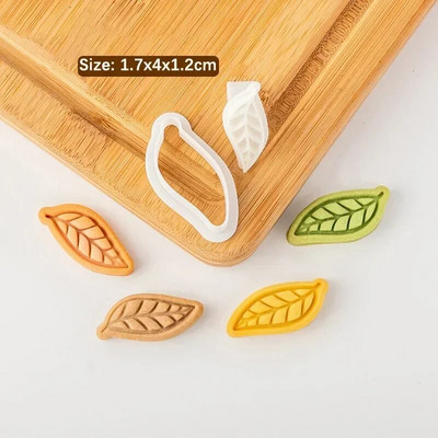 Rudens lapų sausainių forma ąžuolo klevo lapams Sausainių pjaustyklės Rankomis spaustos Fondanto Antspaudas Saldainiai Šokoladiniai Tortai Dekoravimo Įrankiai