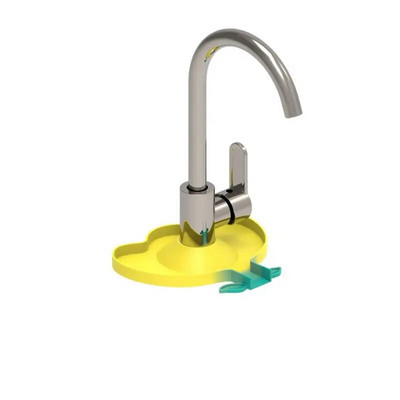 Köögisegisti pritsmepadi silikoonist valamusegisti pritsmekaitse matt käsnaga äravooluresti tööpinna kaitse vannitoaköögi jaoks