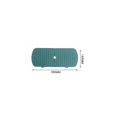 Köögisegisti pritsmepadi silikoonist valamusegisti pritsmekaitse matt käsnaga äravooluresti tööpinna kaitse vannitoaköögi jaoks