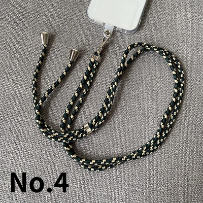 Universalus Crossbody Lanyard Kaklo papuošalo dirželis Mobilus Telefonas Ilgas reguliuojamas telefono dėklas su segtuku, skirtas iPhone xiaomi Samsung