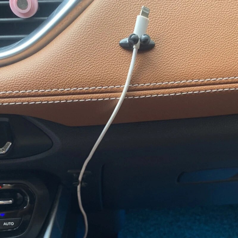 1/4/8/16 vnt Automobilio kabelio vyniotuvo vidinis kabelio lipnus spaustukas Kabelio laido valdymas Vielos laikiklio laido laikikliai